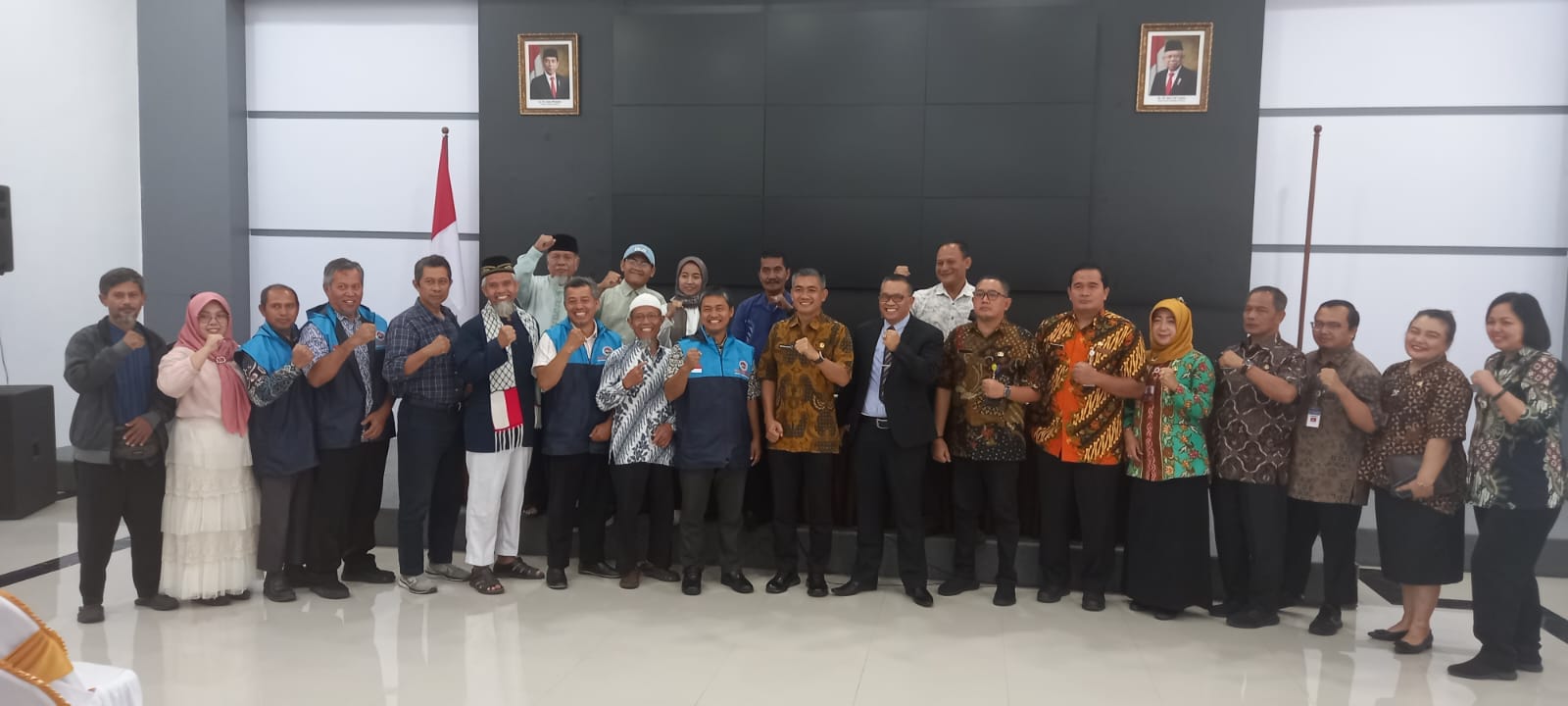 Kegiatan Audiensi Badan Koordinasi Relawan Saksi (BKORSI) Anies Baswedan Muhaimin Iskandar dengan Pemerintah Kab. Karanganyar