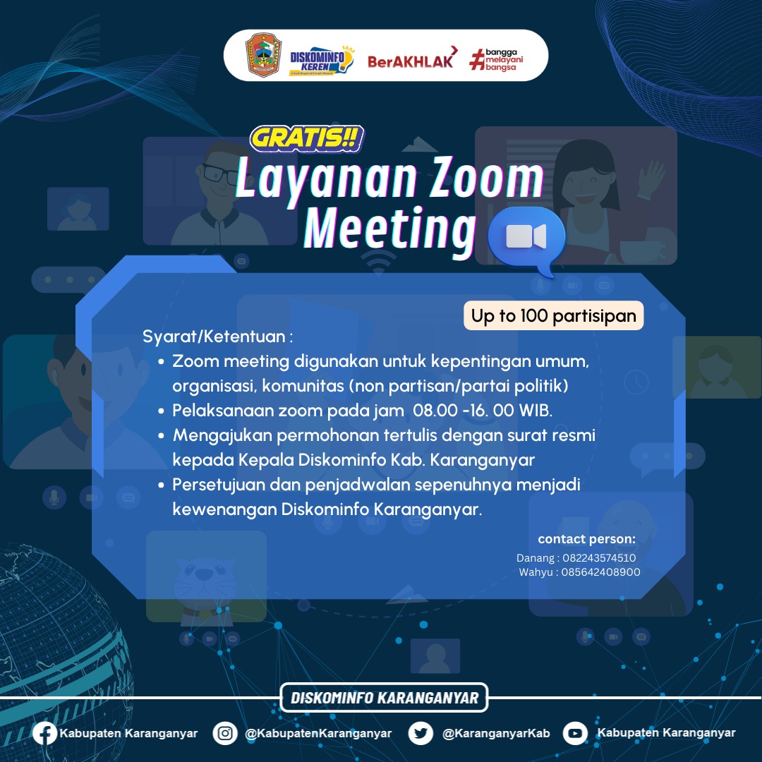 Layanan Zoom Meeting Gratis
