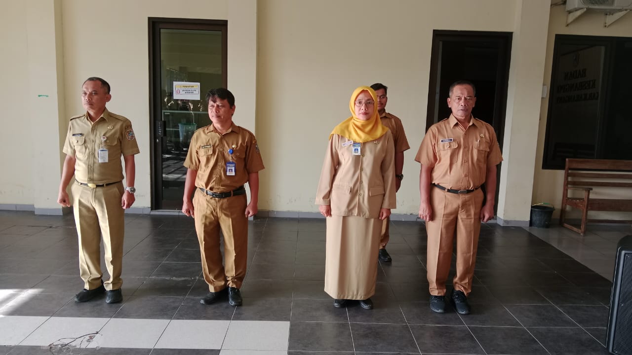 Kegiatan Apel Pagi Bakesbangpol Kabupaten Karanganyar