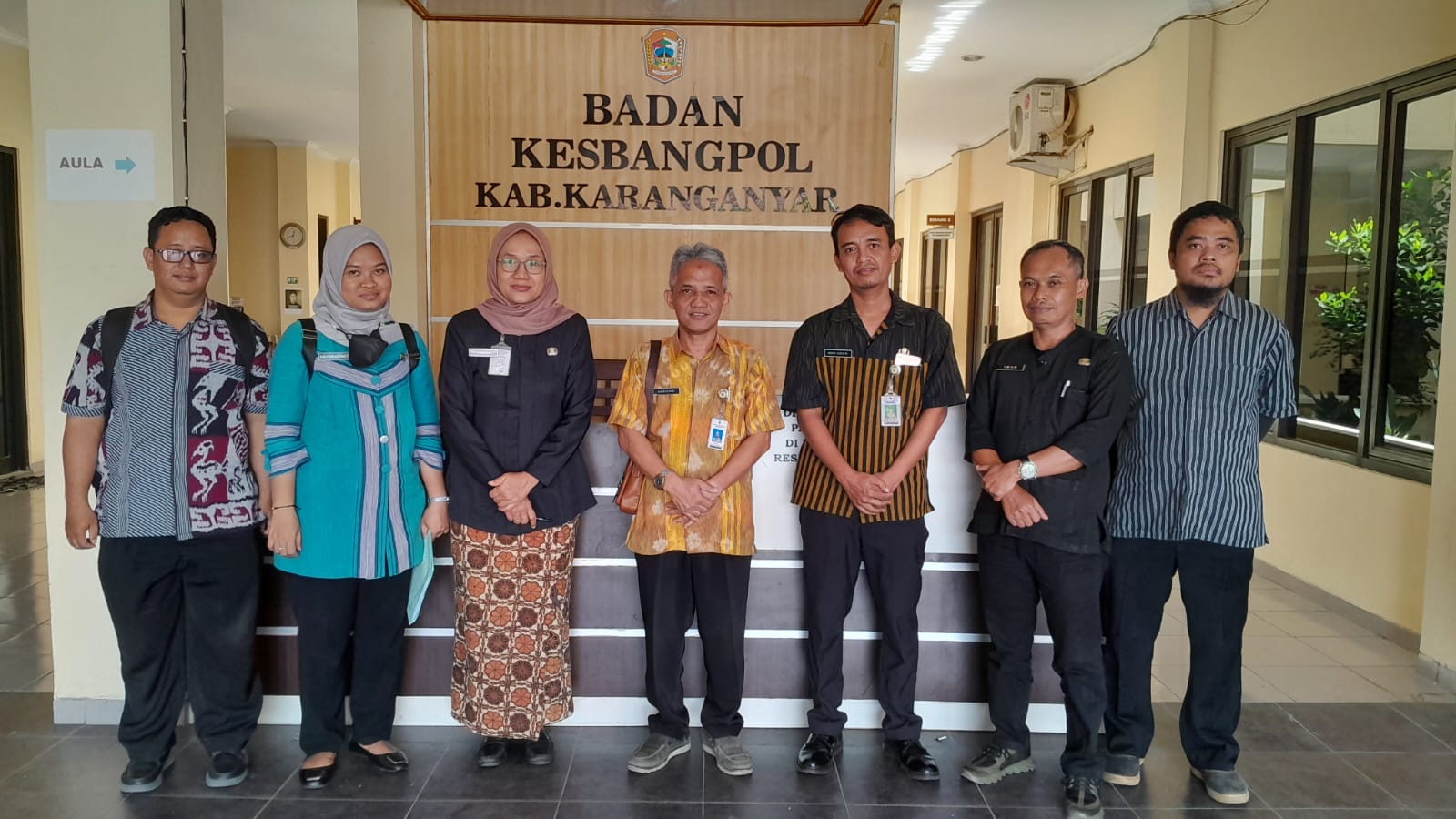 Kunjungan Kerja dari Badan Kesatuan Bangsa dan Politik Kabupaten Klaten