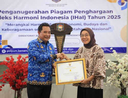 Pemerintah Kabupaten Karanganyar Menerima Piagam Penghargaan Indeks Harmoni Indonesia (IHaI)