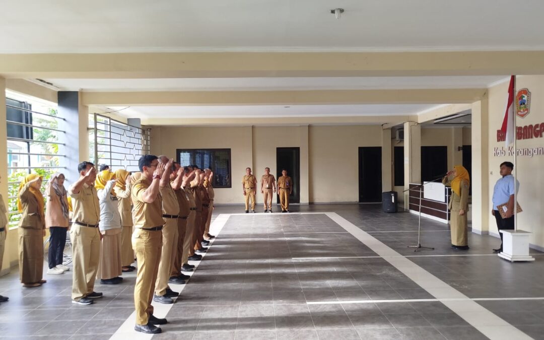 Apel Pagi Badan Kesatuan Bangsa dan Politik Kabupaten Karanganyar